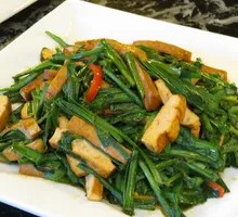 Leek and Tofu Cubes