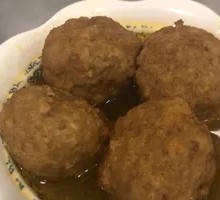 Clear Soup Four Fortune Meatballs