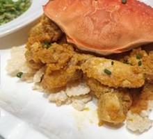 Egg Yolk Baked Snow Crab