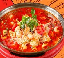 Tomato Sour Soup with Black Fish