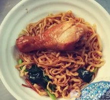 Chicken Leg Noodle with Tofu Skin Strips