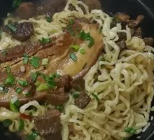 Braised Noodles with Pork