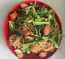Ham Fried Rice Noodles