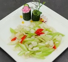 Celery and Lily Bulb Stir-fry