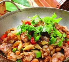 Spicy Frog Legs in Dry Pot