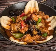 Stewed Pork Rib Chicken in Clay Pot