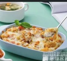 Cheese Baked Curry Beef Rice