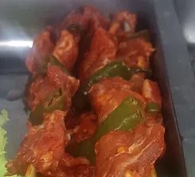 Grilled Pork Ribs with Green Peppers