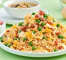 Cantonese Sausage Iron Plate Fried Rice