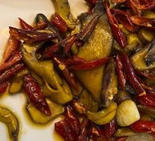 Dried Chili with Hand-Quick Mushroom