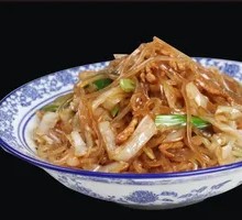 Glass Noodles Stir-fried with Chinese Cabbage
