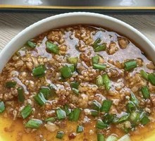 Minced Pork Steamed Egg