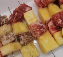 Pineapple Beef Skewers