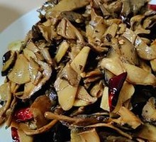 Dry Chili Stir-fried Morel Mushroom