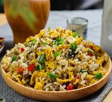 Pickled Vegetable and Egg Fried Rice
