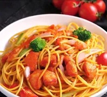 Orleans Chicken Leg Pasta