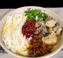 Chicken Noodle Soup with Fine Rice Noodles