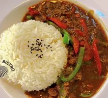 Black Pepper Beef Rice