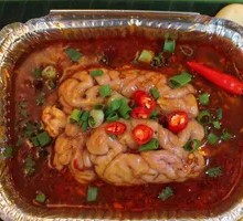 Wrapped Braised Brain