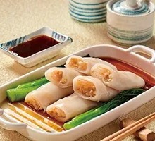 Fresh Shrimp Rice Noodle Rolls