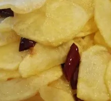 Dry Chili Potato Slices