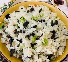 Potato Rice in Copper Pot