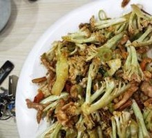 Stir-fried Cauliflower with Pork