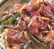 Spicy Fried Chicken Noodles