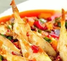 Dry-Burned Big Skinless Fish