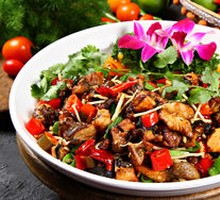 Sima Bicai Root Stir-Fried Chicken