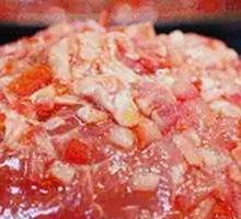 Tomato and Tender Pork Slices