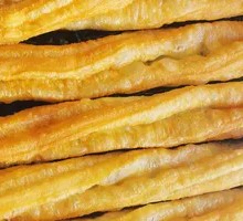 Alum-free fried dough sticks