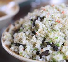 Dried Mushroom Fried Rice