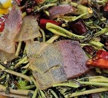 Fragrant Toon and Salted Pork Stir-Fry