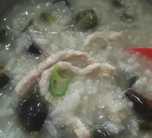Century Egg and Pork Porridge