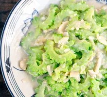 Bean and Corn Bitter Melon