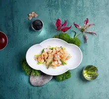 Black Truffle and Yam Stir-Fried Shrimp Balls