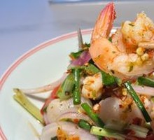 Lychee Shrimp Salad