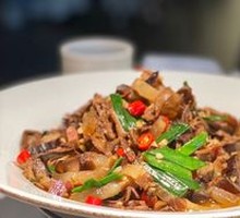 Smoked Bamboo Shoots Stir-Fried with Preserved Pork