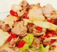 Young Ginger Stir-Fried Duck