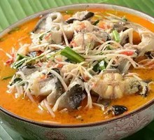 Sour Bamboo Shoots with Hand-Pulled Fish