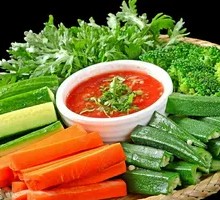 Mixed Vegetables with Spicy Sauce