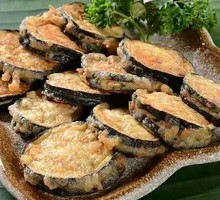 Fried Eggplant Pancake