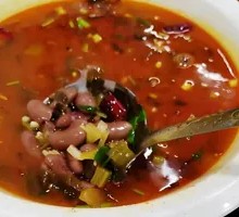 Dried Pickled Vegetable and Red Bean Soup