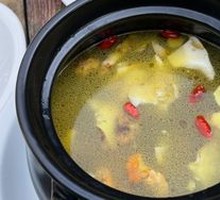 Chicken Mushroom Clear Soup