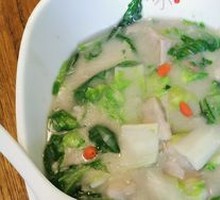 Lotus Leaf and Taro Stir-fry
