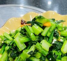 Stir-Fried Mustard Greens with Bok Choy