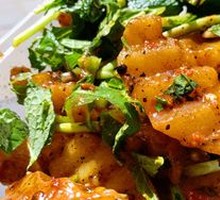 Cold-Mixed Potato with Oyster Sauce