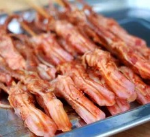 Charcoal-grilled Duck Tongue