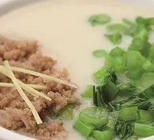 Bitter Herb and Minced Pork Porridge